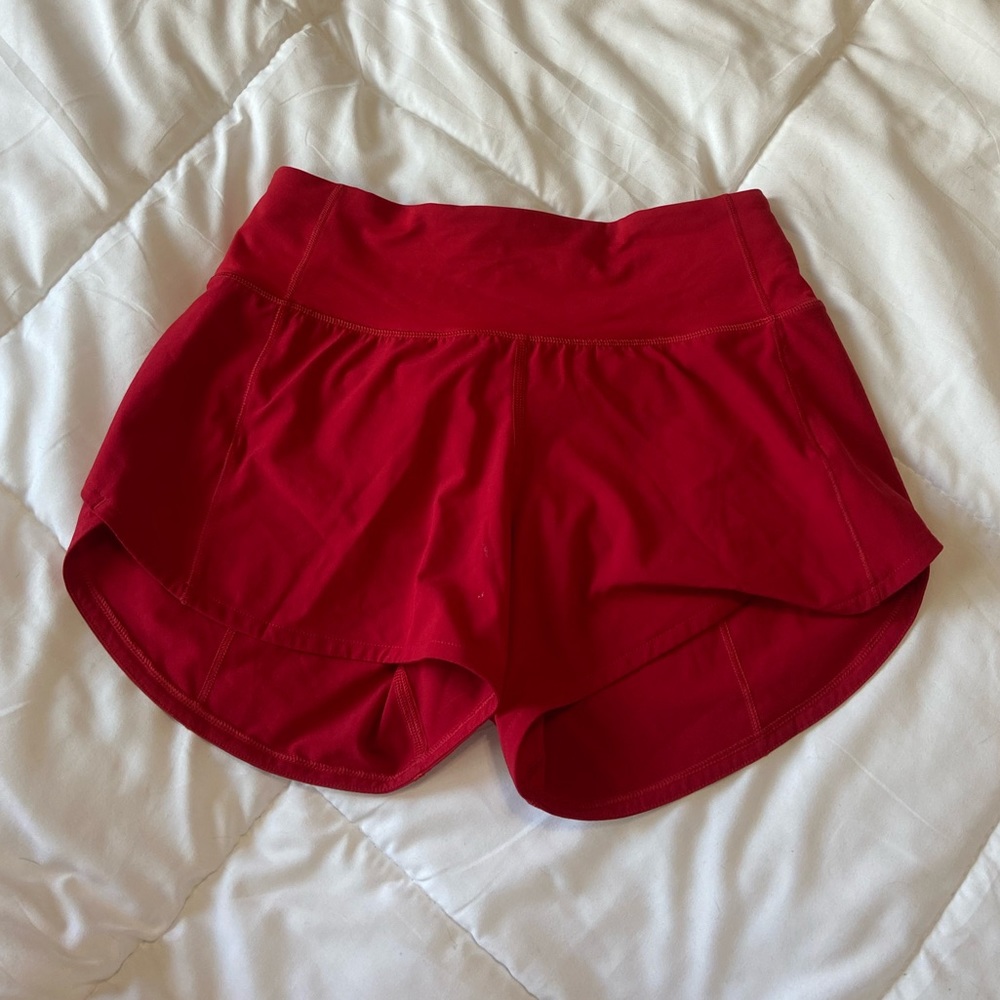 Lululemon Speed Up Lined shorts 4”